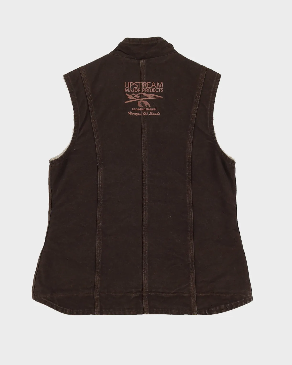 00s Carhartt Brown Workwear Gilet - S