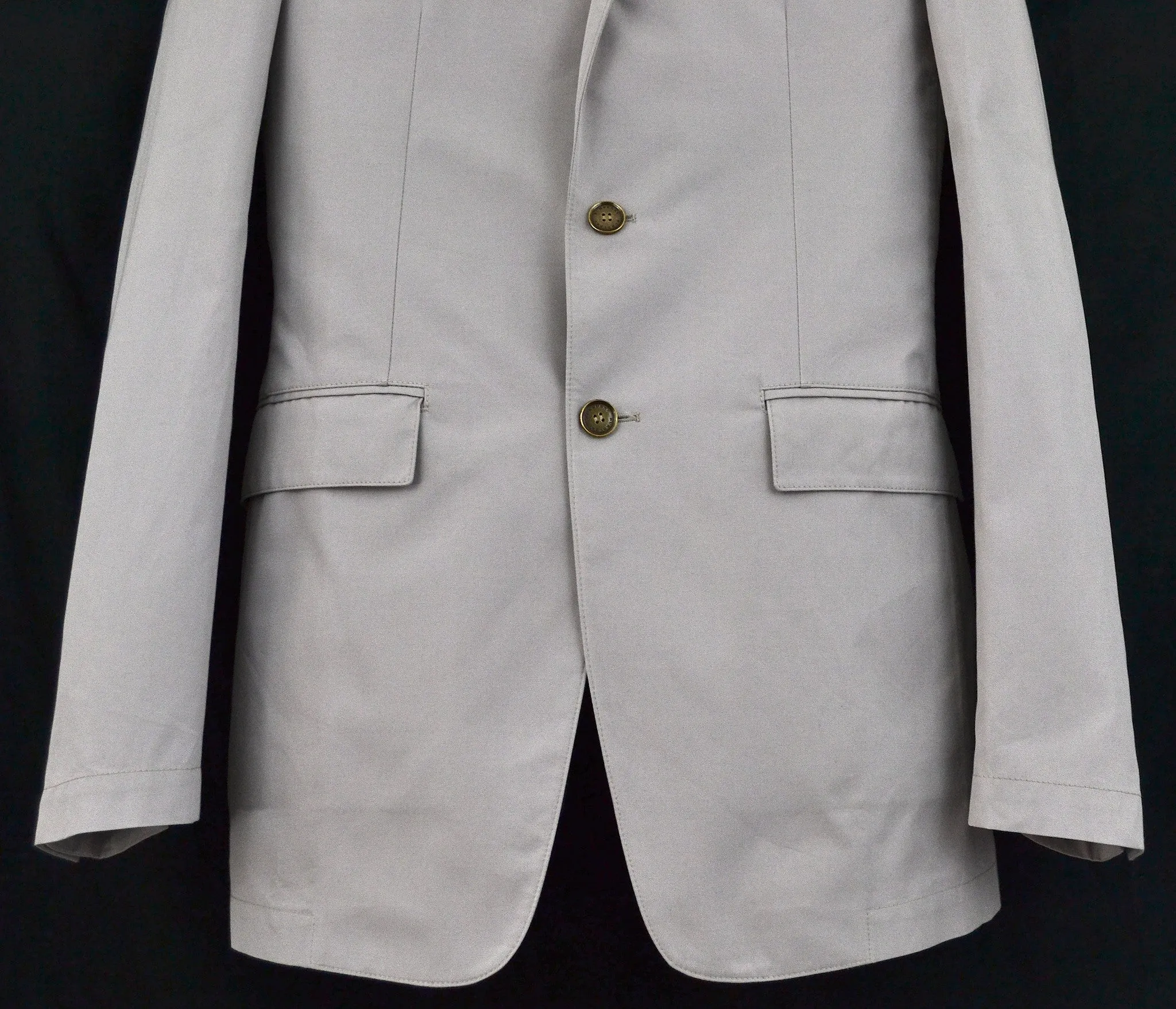 2009 Compact Gabardine Long Blazer Jacket