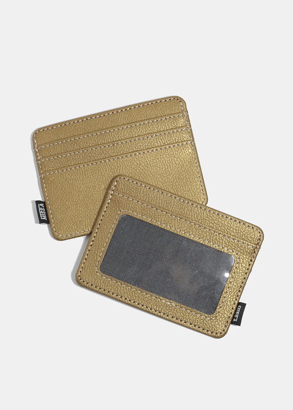 A  Vegan Leather Slim Card Holder