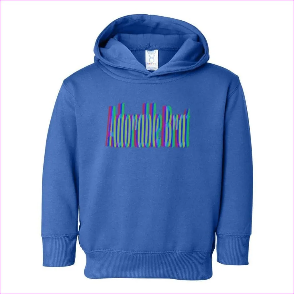 Adorable Brat Toddler Pullover Hoodie