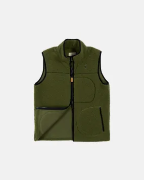 Alfré Olive Fleece Gilet