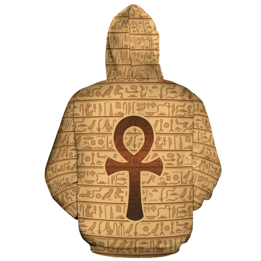 Ankh Symbol All-over Hoodie