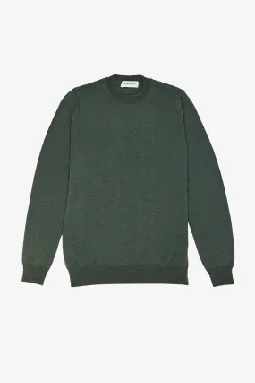 Asher - Green Crewneck Knit