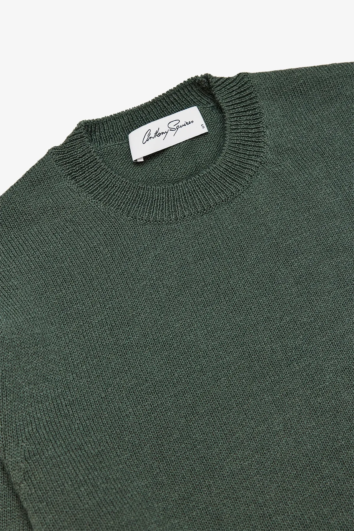 Asher - Green Crewneck Knit