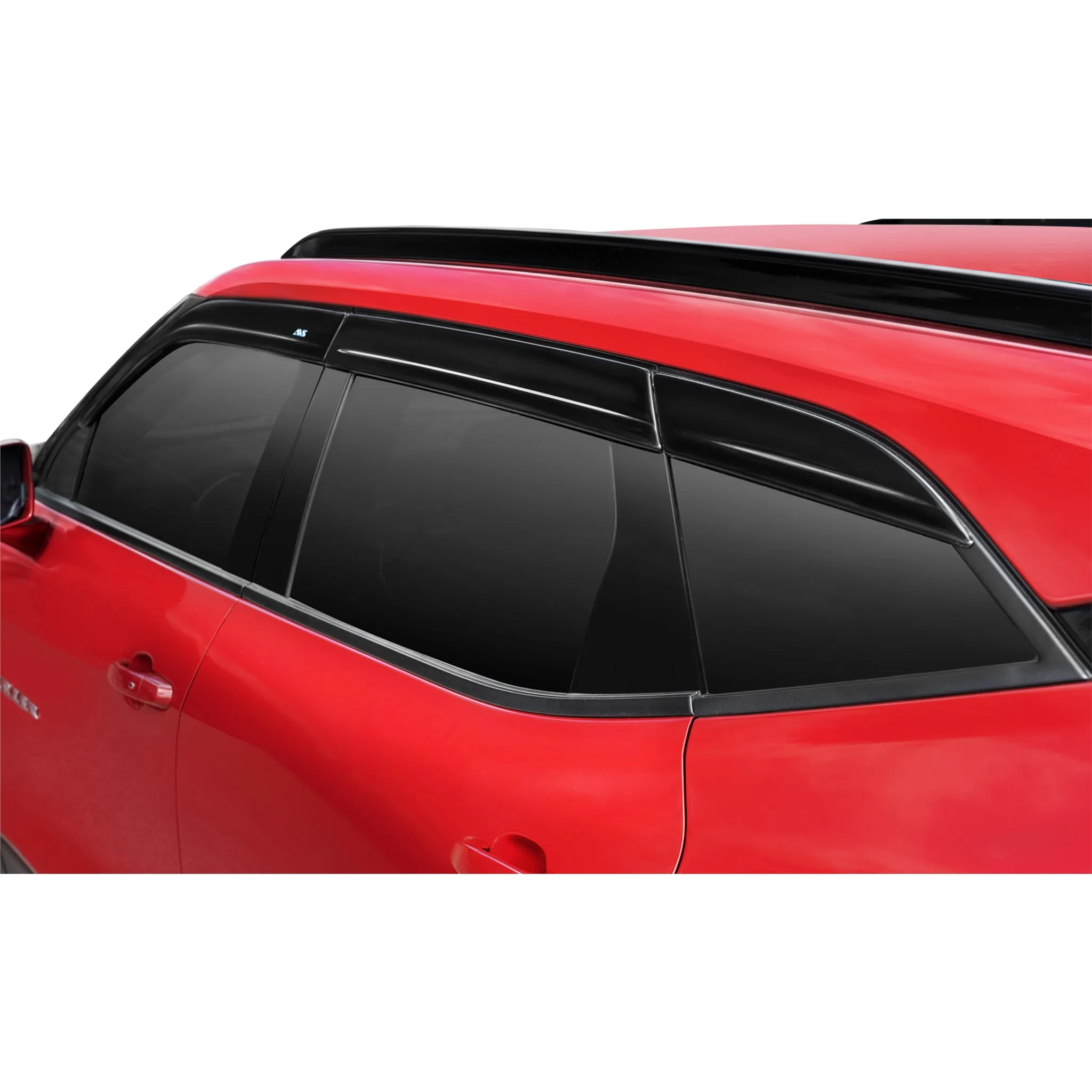 Auto Ventshade Low Profile Side Window Visor - Stick-On - Front/Rear - Plastic - Black - Chevy Blazer 2019