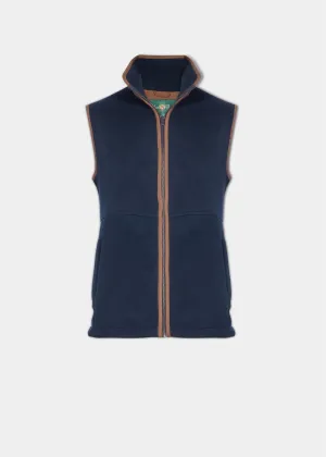 Aylsham Children's Fleece Waistcoat In Navy