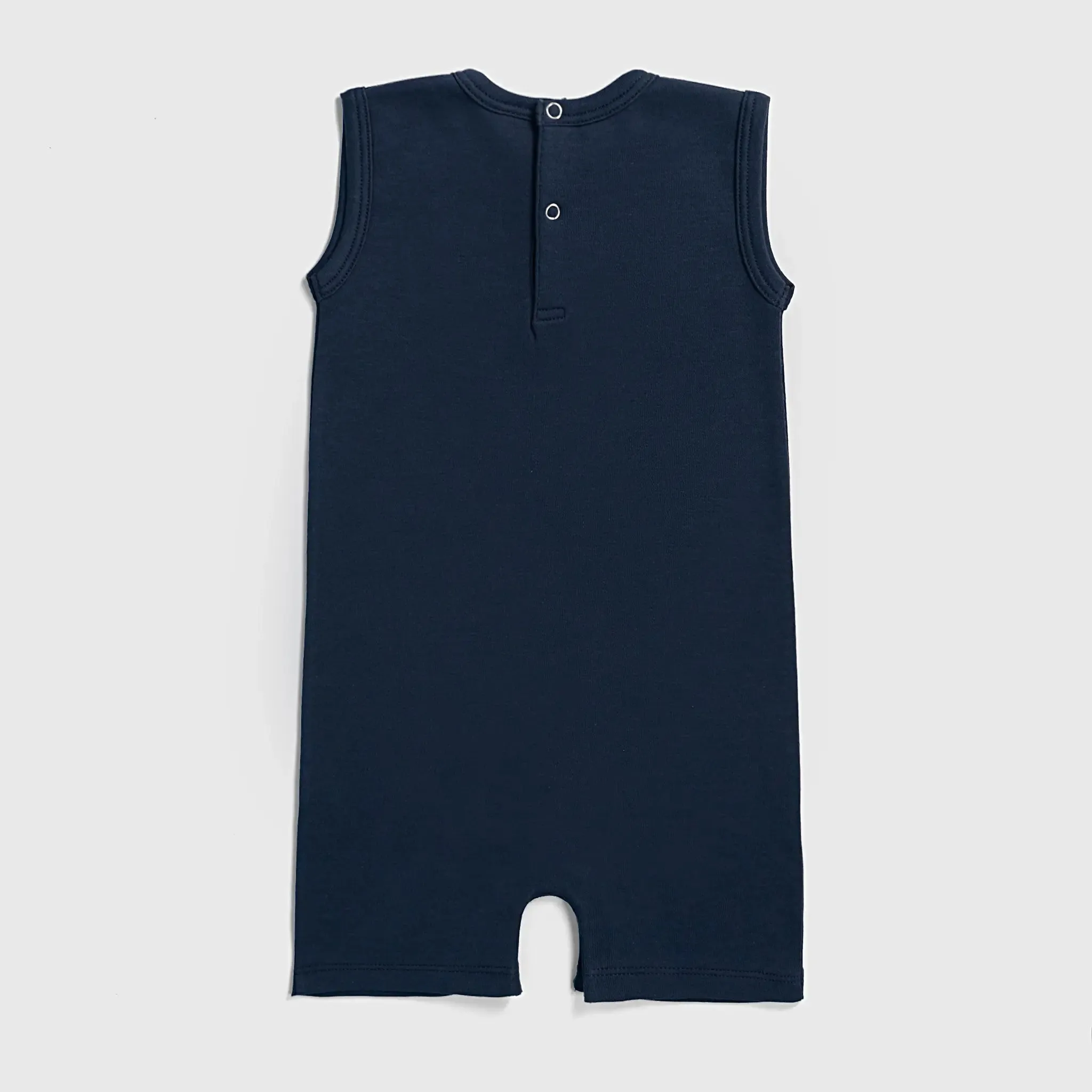 Baby Boy Organic Pima Cotton Sleeveless Romper