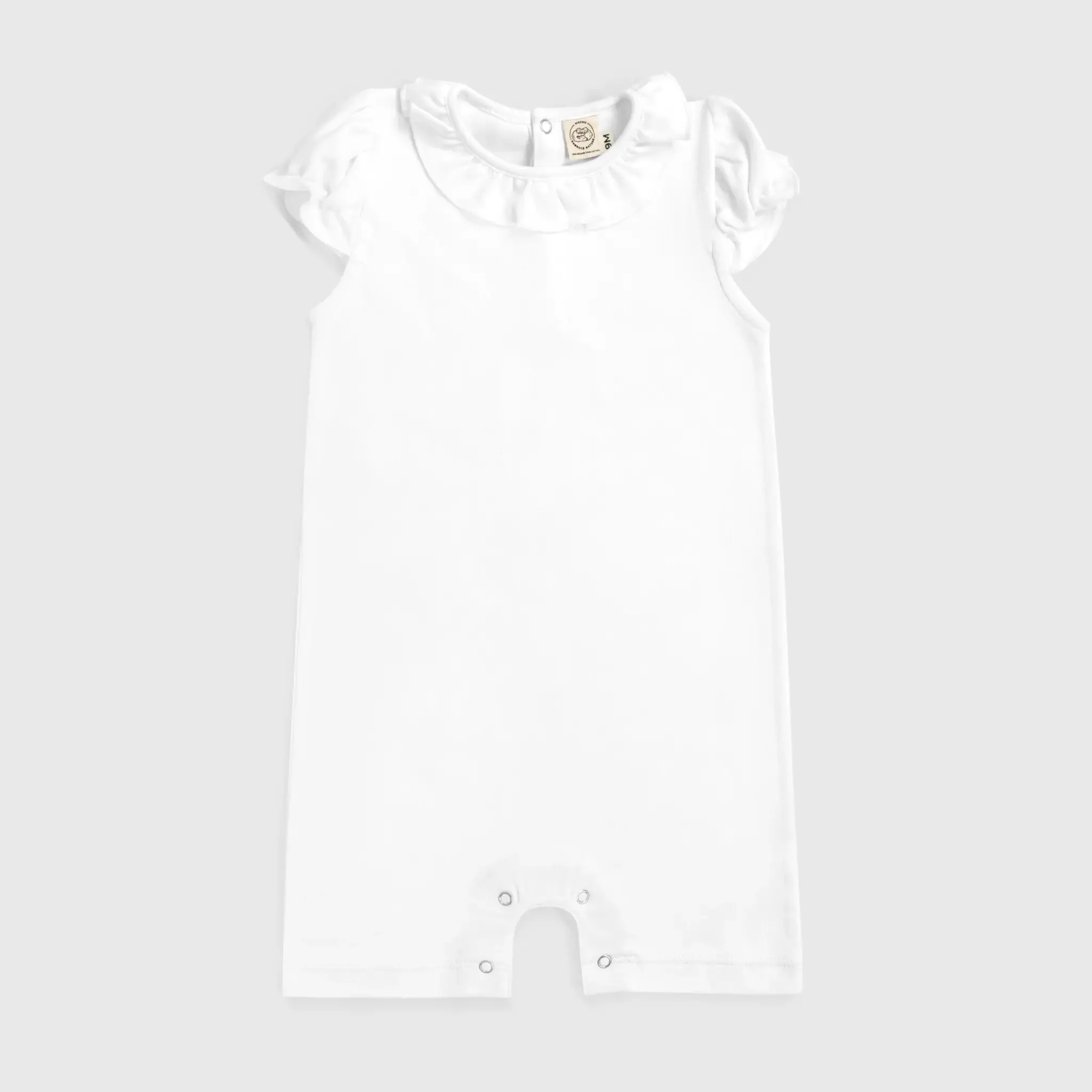 Baby Girl Organic Pima Cotton Sleeveless Romper