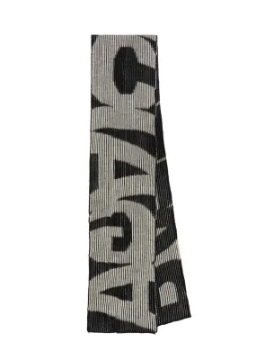 Balenciaga Knit Ribbed Turn Scarf