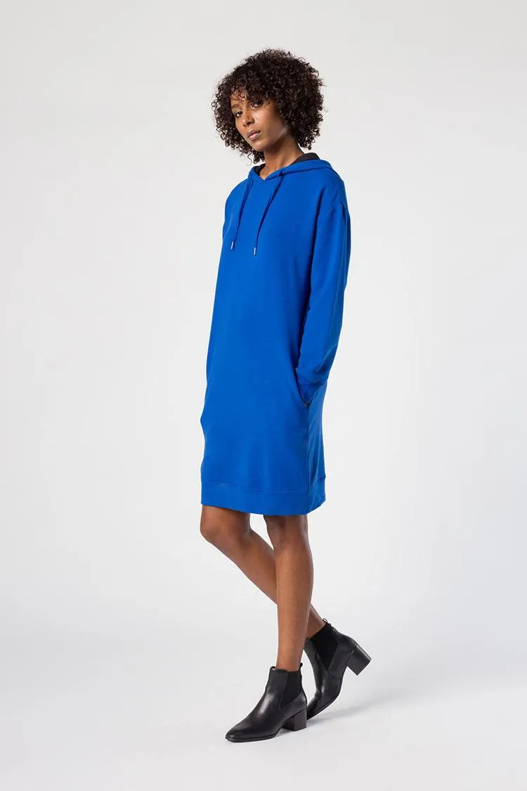 Bamboo Brushed-Back Sweat Long Length Hoodie Dress