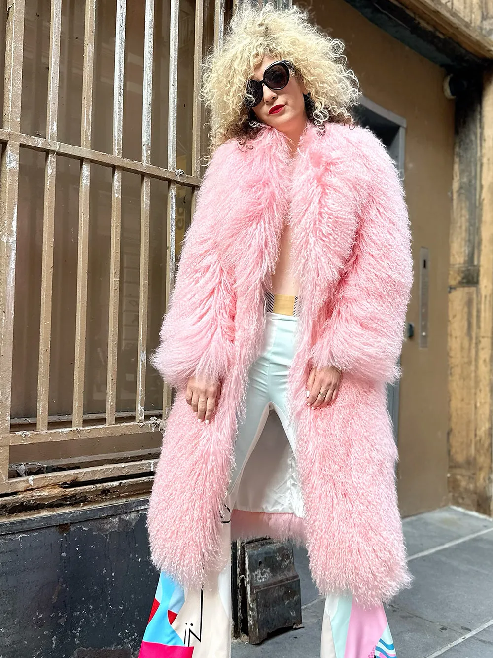 BARB Fur Oversize Coat