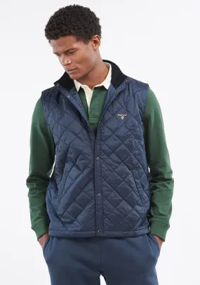 Barbour Crest Quilted Gilet, Navy