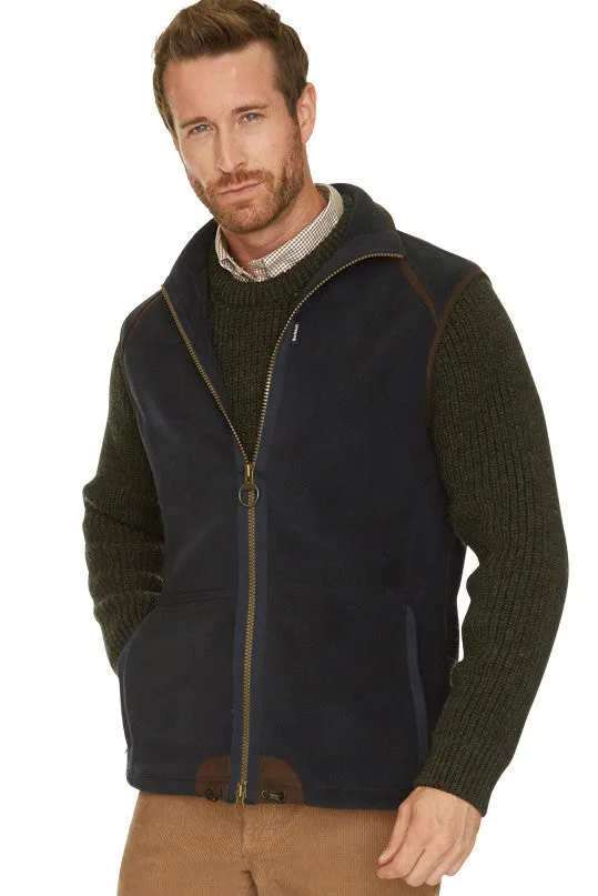 Barbour Gilet Langdale Gilet - Men's Fleece Gilet in Navy - MFL0079NY71