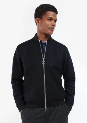 Barbour Oben Wool Bomber Jacket, Navy