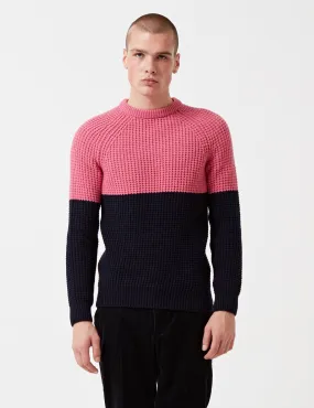 Barbour x Wood Wood Barns Ness Knit Jumper - Pink Marl