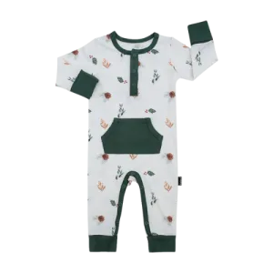 BELAN J Long Sleeves Pocket Romper 6-12m - Holly