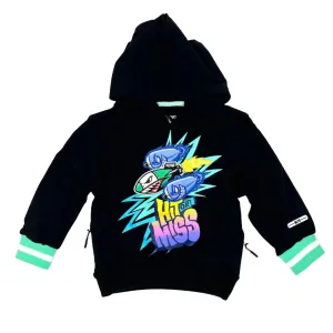 BKYS Hit Or Miss Kid Puffed Printed Pullover Hoodie