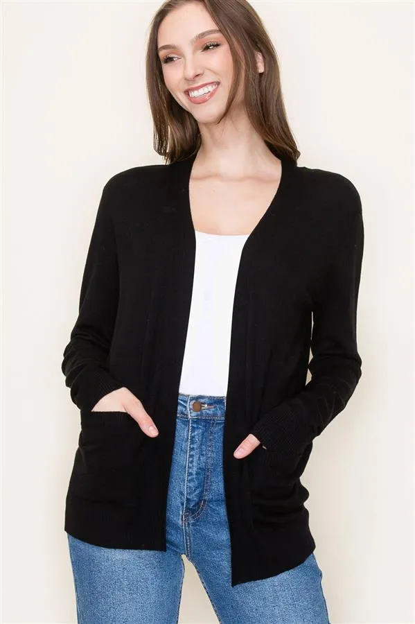 Black Everyday Cardigan