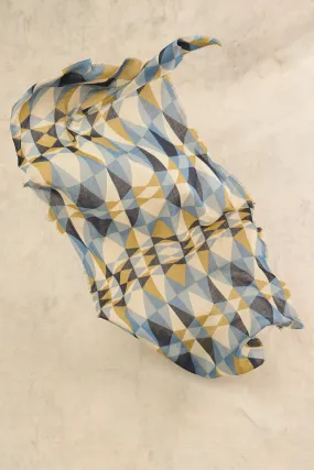 Blue Checks Scarf