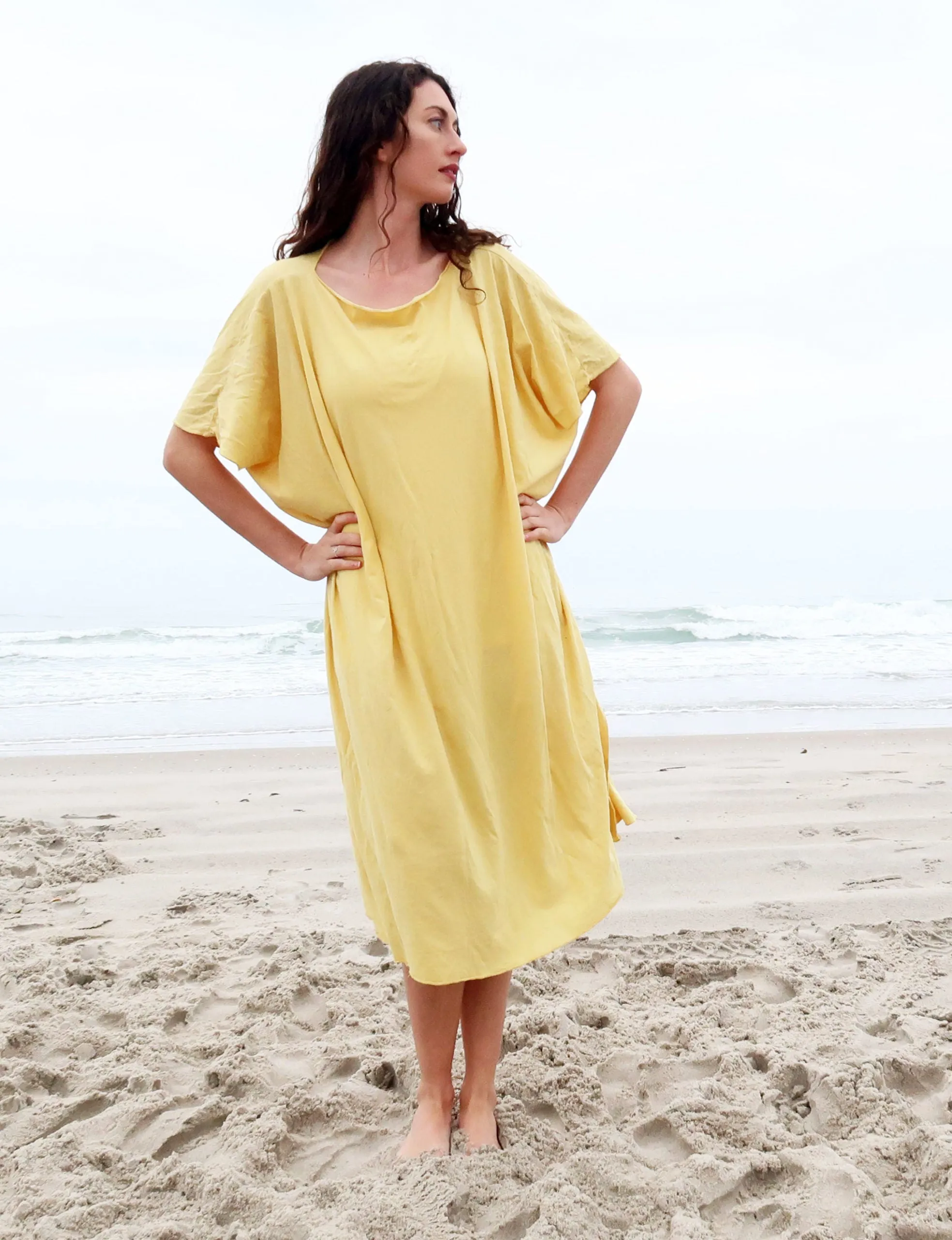 Boat Below Knee Kaftan