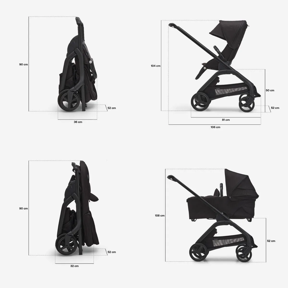 Bugaboo, Dragonfly   Cloud T Ultimate Bundle, Skyline Blue