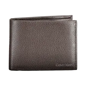 Calvin Klein Brown Leather Men Wallet