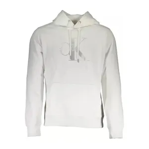 Calvin Klein White Cotton Men Sweater