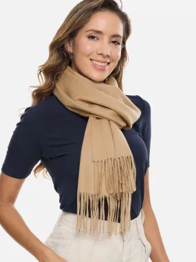 Camel Cashmere Scarf