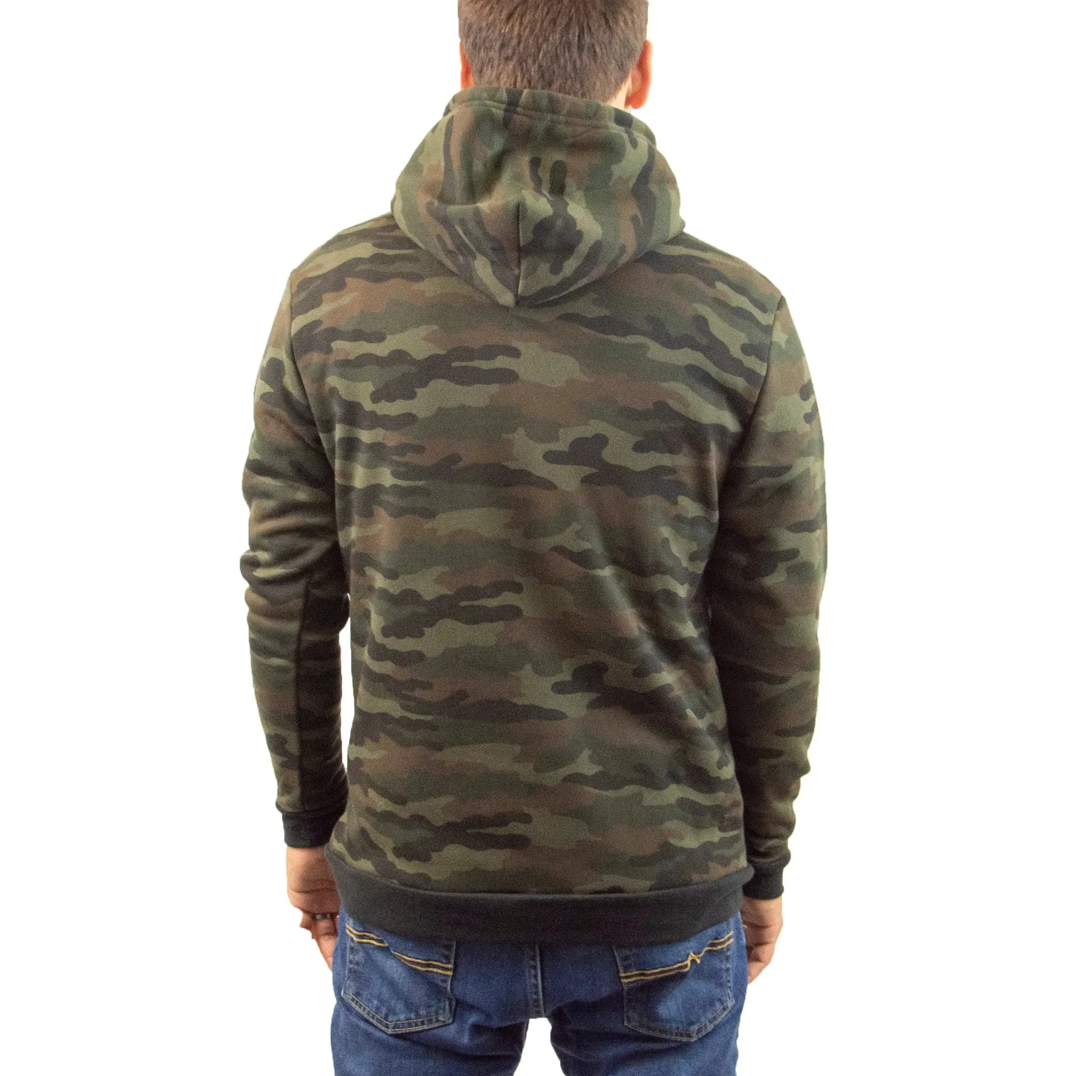 Camo Fleece Pullover Hoodie