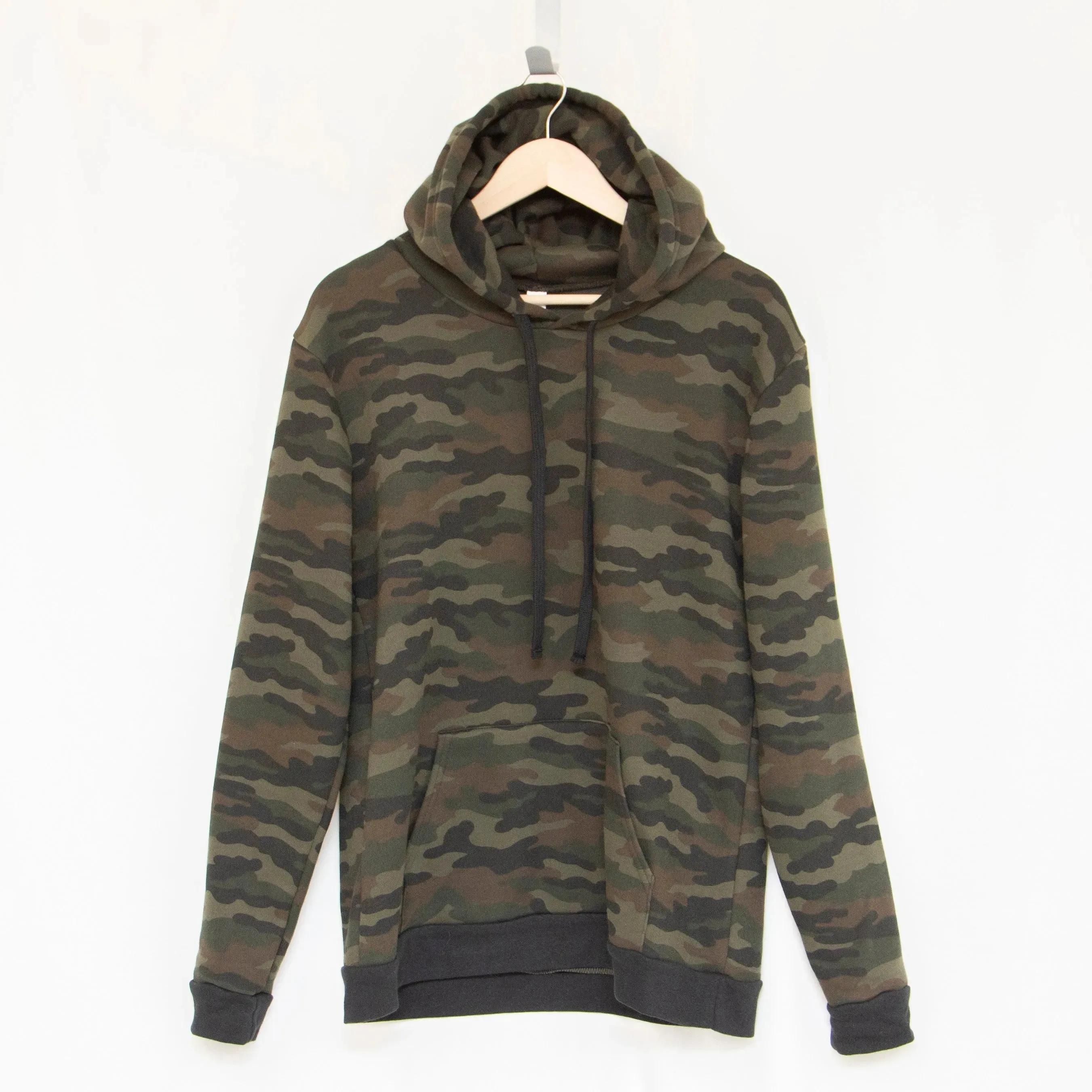 Camo Fleece Pullover Hoodie