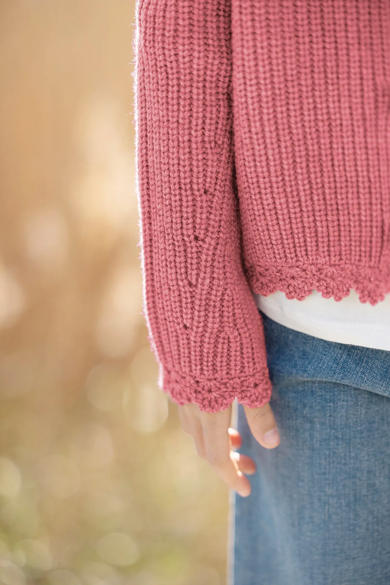 Cardigan - Framboise maille