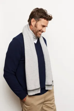 Charlie Cashmere Scarf in Grey