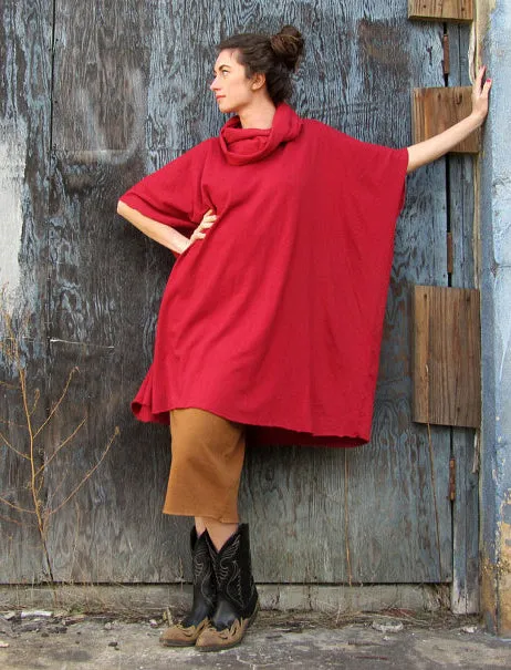 Chunky Cowl Short Kaftan