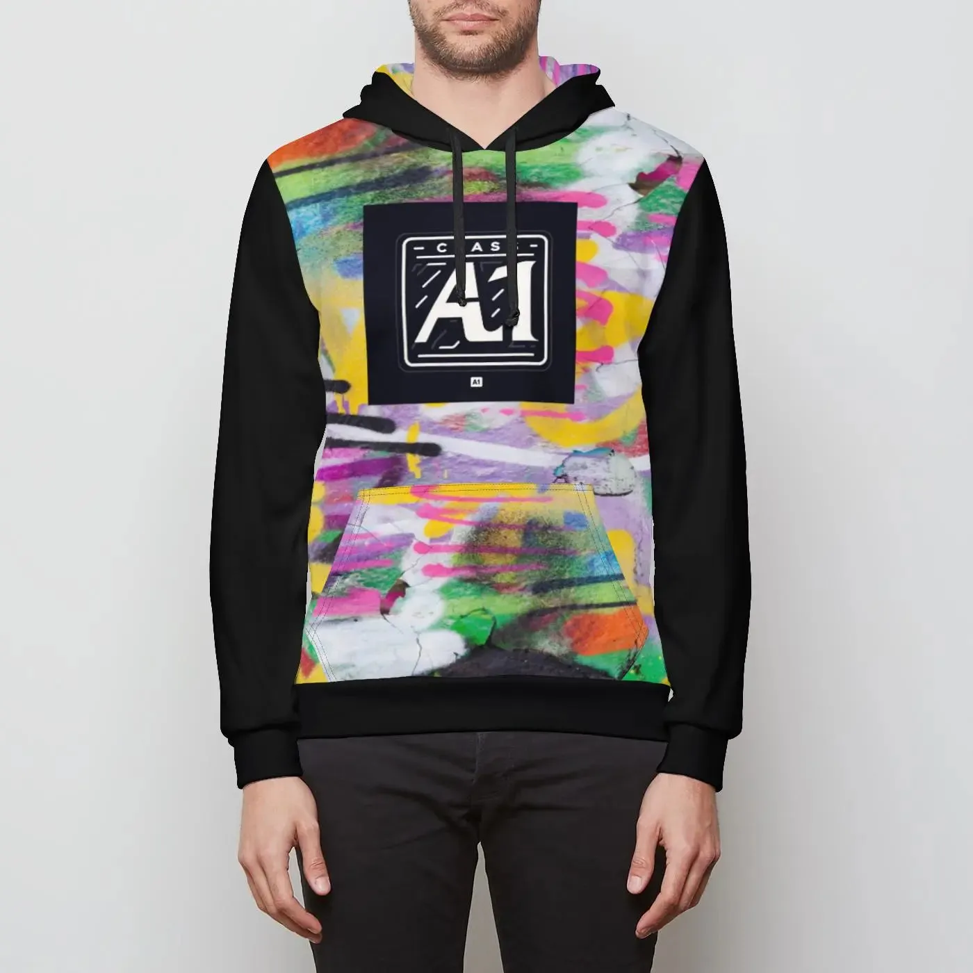 ClassA1 Graffiti Unisex Pullover Hoodie