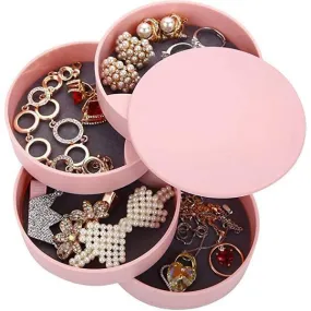 Compact Rotating Jewellery Organizer