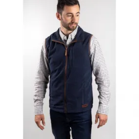 CONCORD FLEECE Mens Fleece Vest Body Warmer Navy