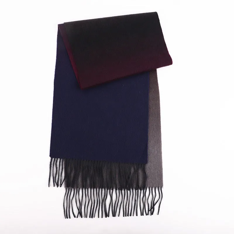 Contra Color Ombre Long Cashmere Scarf