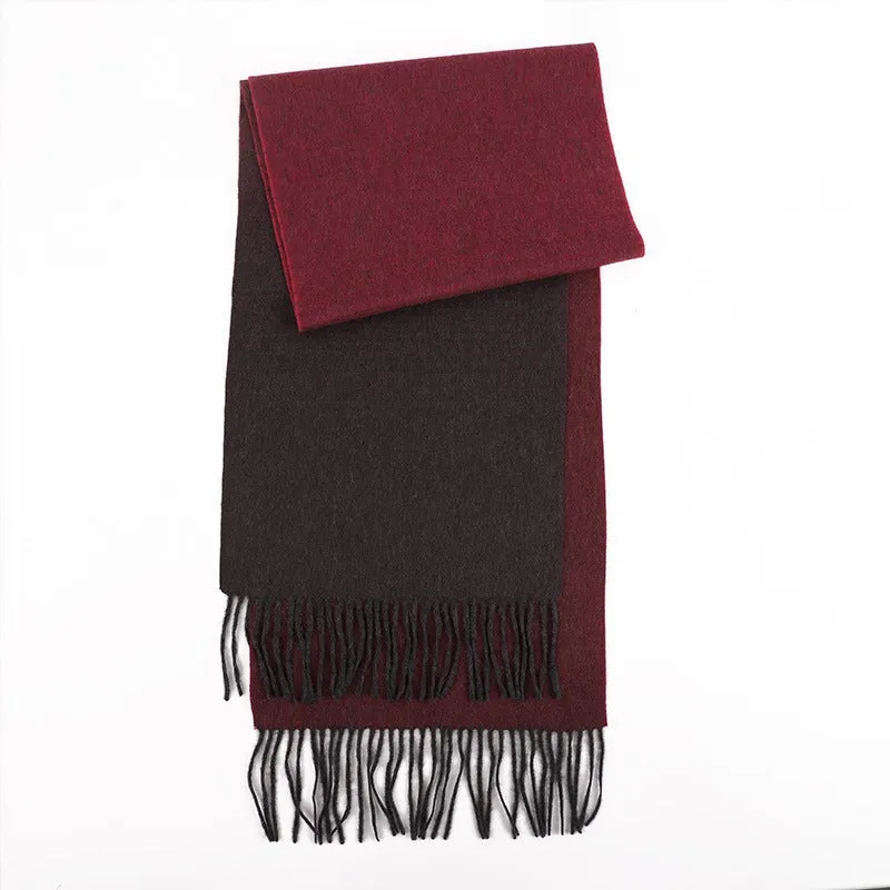 Contra Color Ombre Long Cashmere Scarf