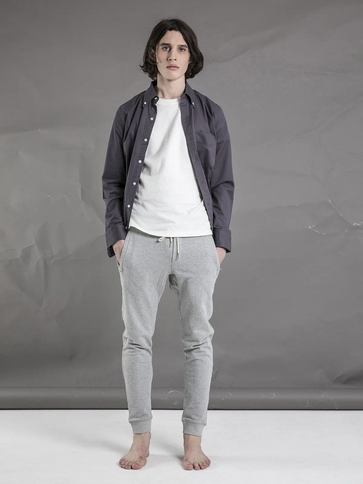 Cotton Sweatpants - Light Gray