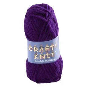 Crafty Knit Double Knit 25g - Purple 424