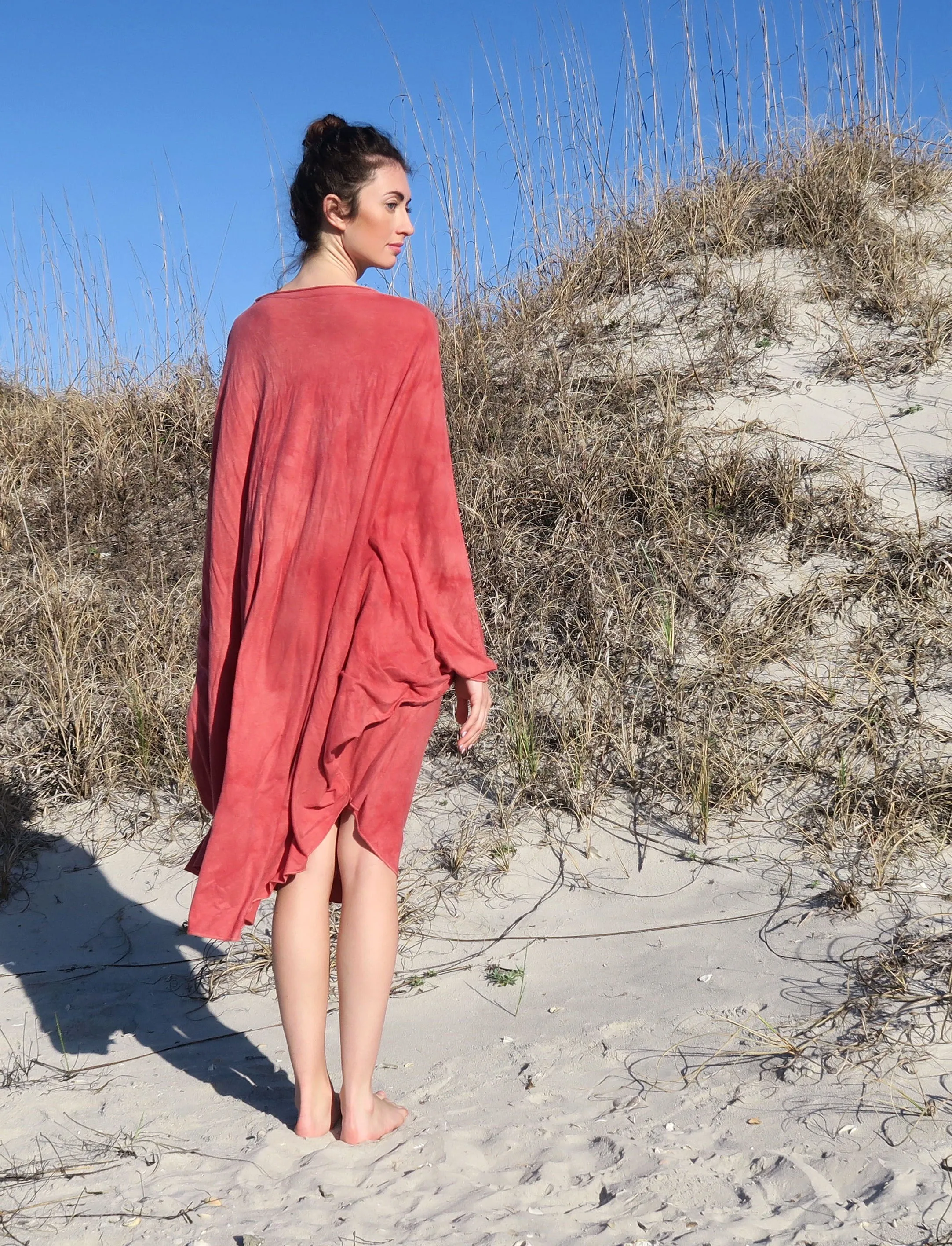 Crescent Aphrodite Below Knee Kaftan