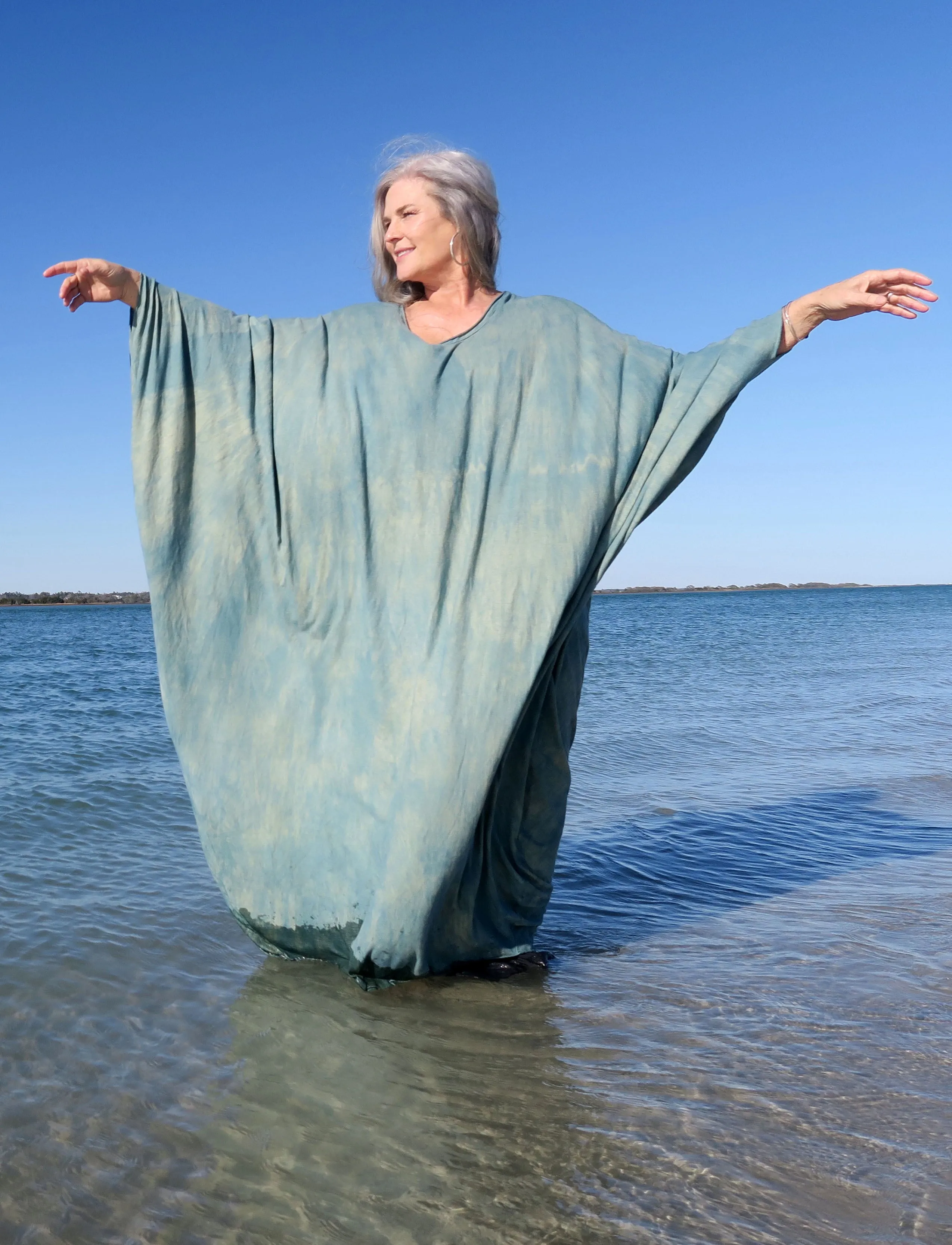 Crescent Aphrodite Long Kaftan