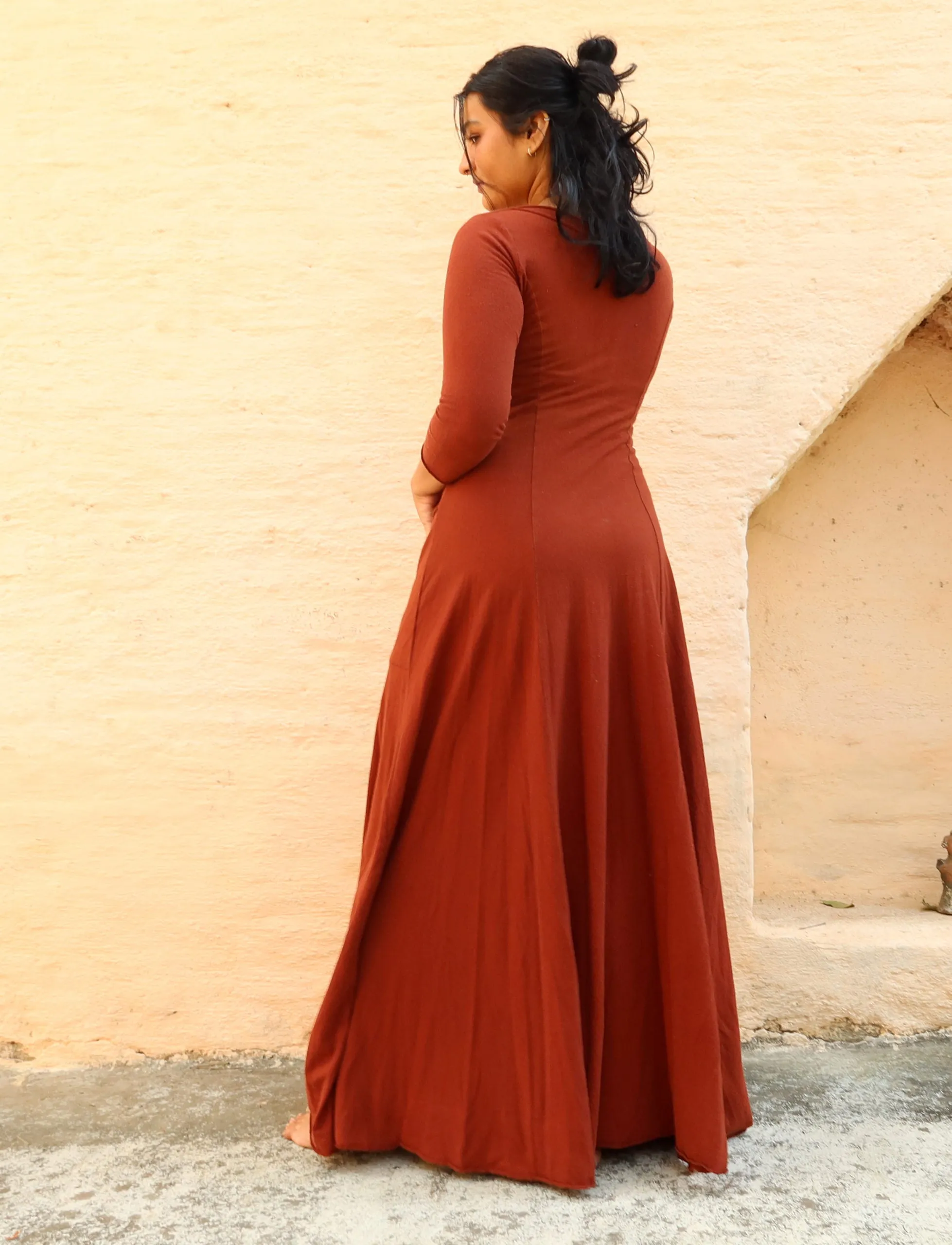 Crescent Perfect Pockets Long Dress