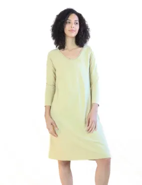 Crescent RAGLAN Sleeve Ojai Below Knee Dress