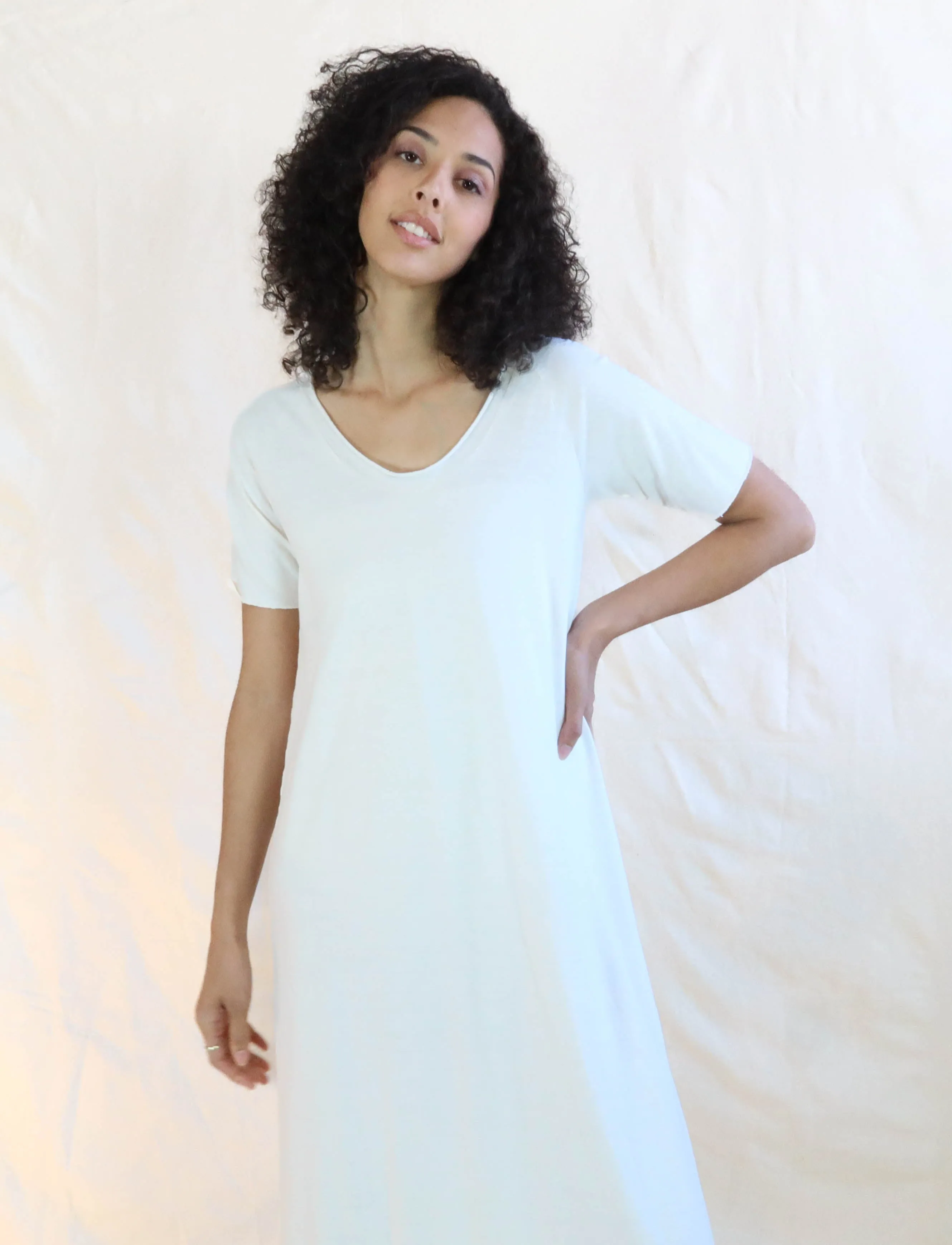 Crescent RAGLAN Sleeve Ojai Long Dress