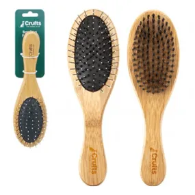 Crufts Bamboo Double Sided Pet Brush