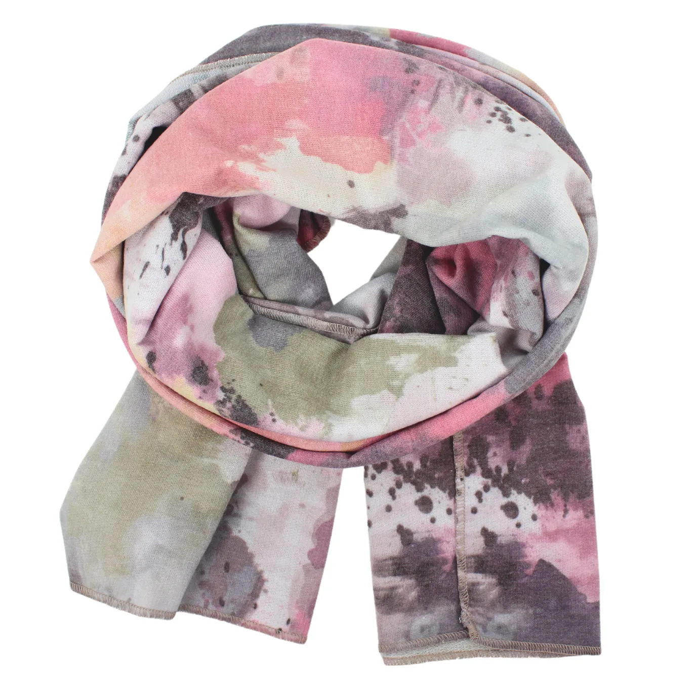 Desert Knit Print Oblong Scarf