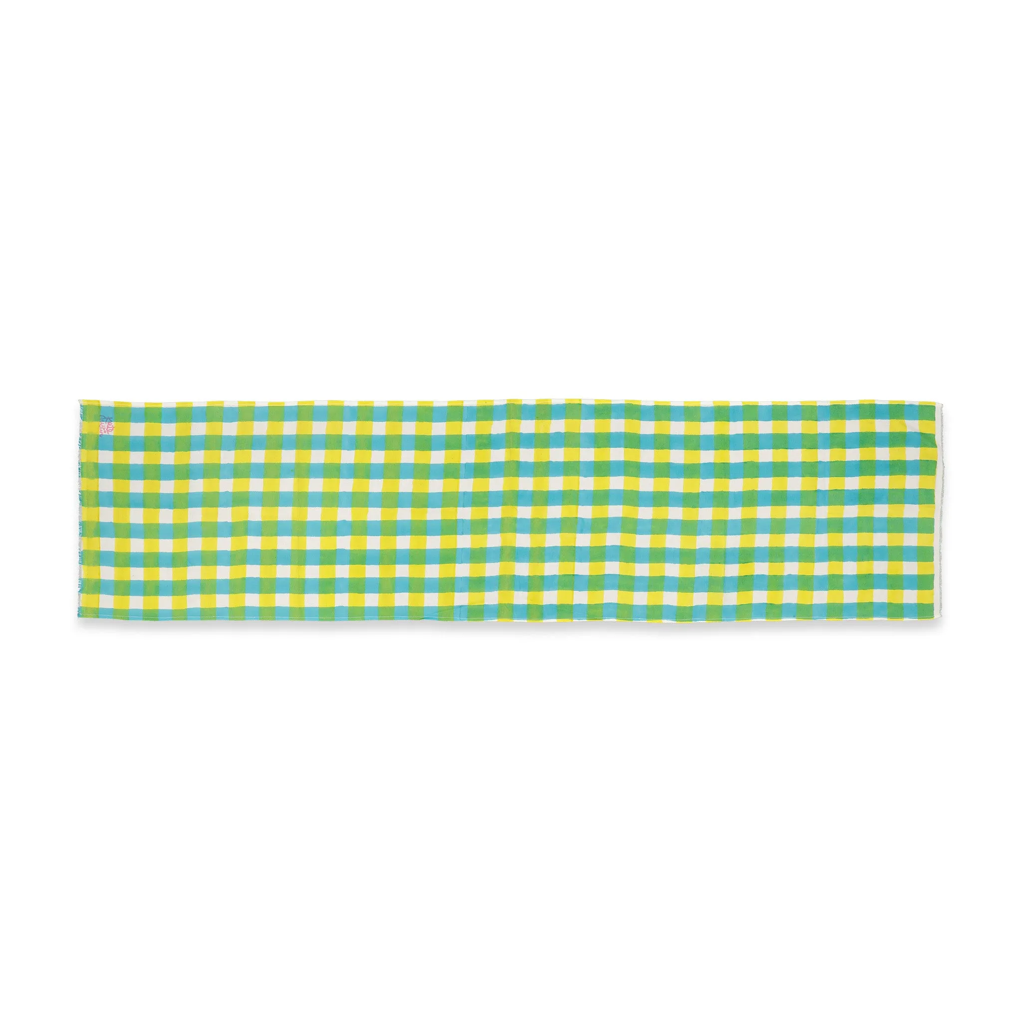 Donna Scarf in Citrus Gingham