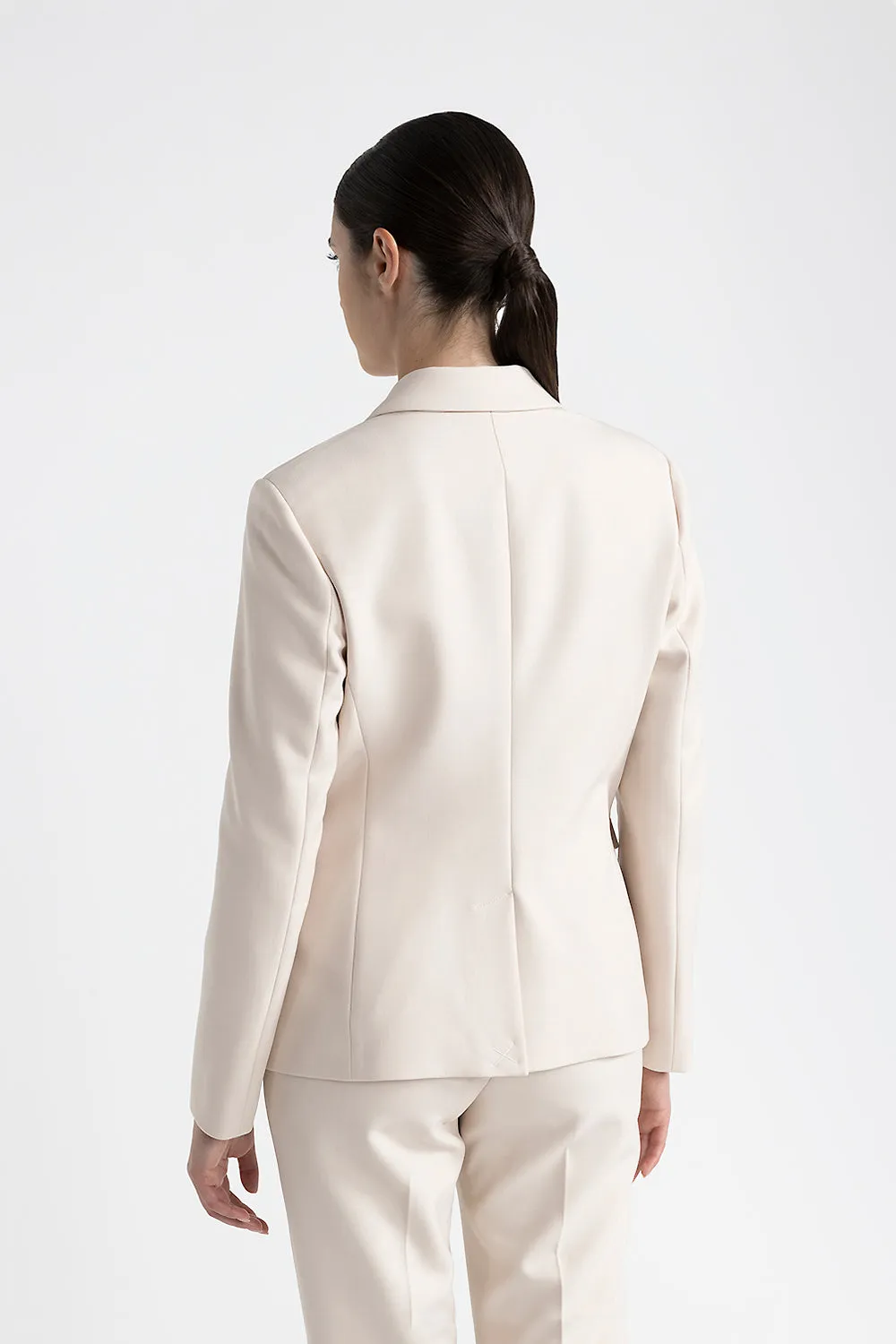 Double-face technical fabric  blazer