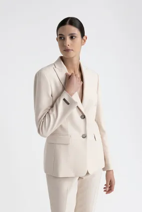 Double-face technical fabric  blazer